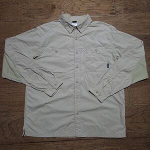 Vtg Patagonia Sol Patrol Fishing Shirt Mens Size XL Long Sleeve Vented